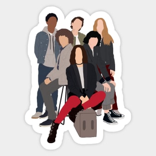 Stranger things cast Sticker